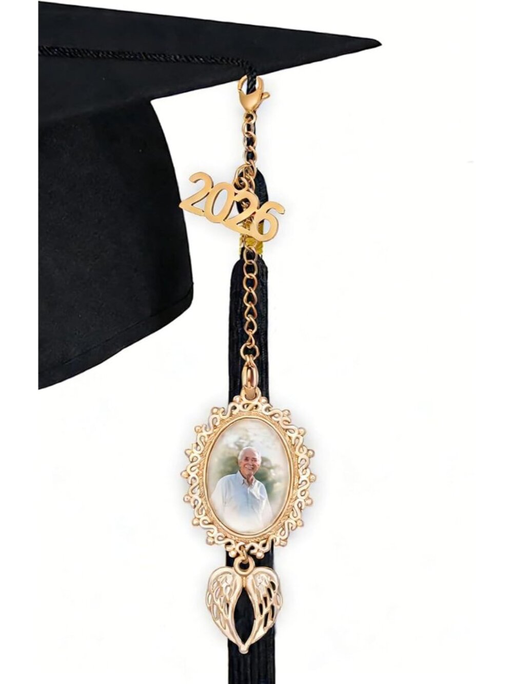 2026 Graduate Memorial Photo Charm Tassel Memorial Charm Class of 2026 Graduatio